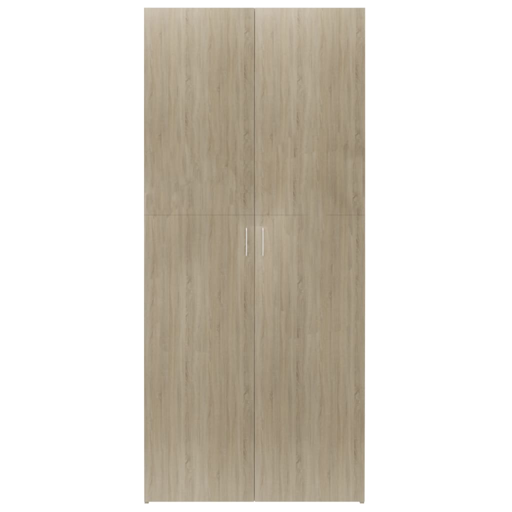 Ormarić za cipele boja hrasta 80x35,5x180 cm konstruirano drvo