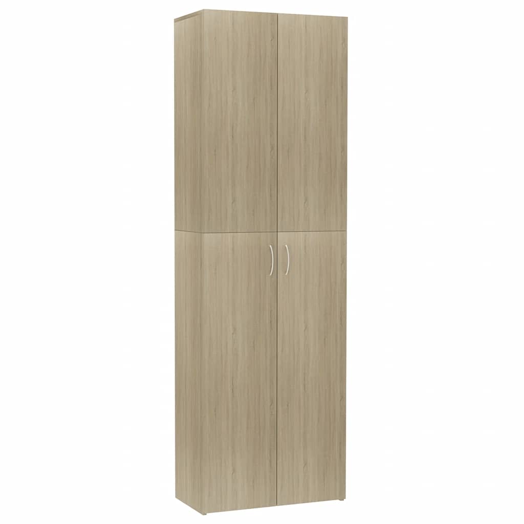 Uredski ormarić boja hrasta 60 x 32 x 190 cm konstruirano drvo