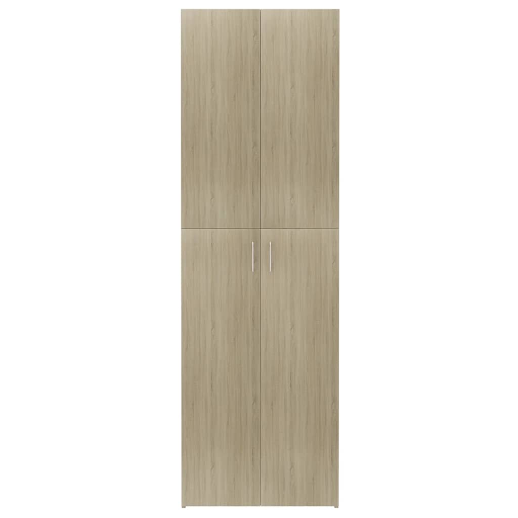 Uredski ormarić boja hrasta 60 x 32 x 190 cm konstruirano drvo