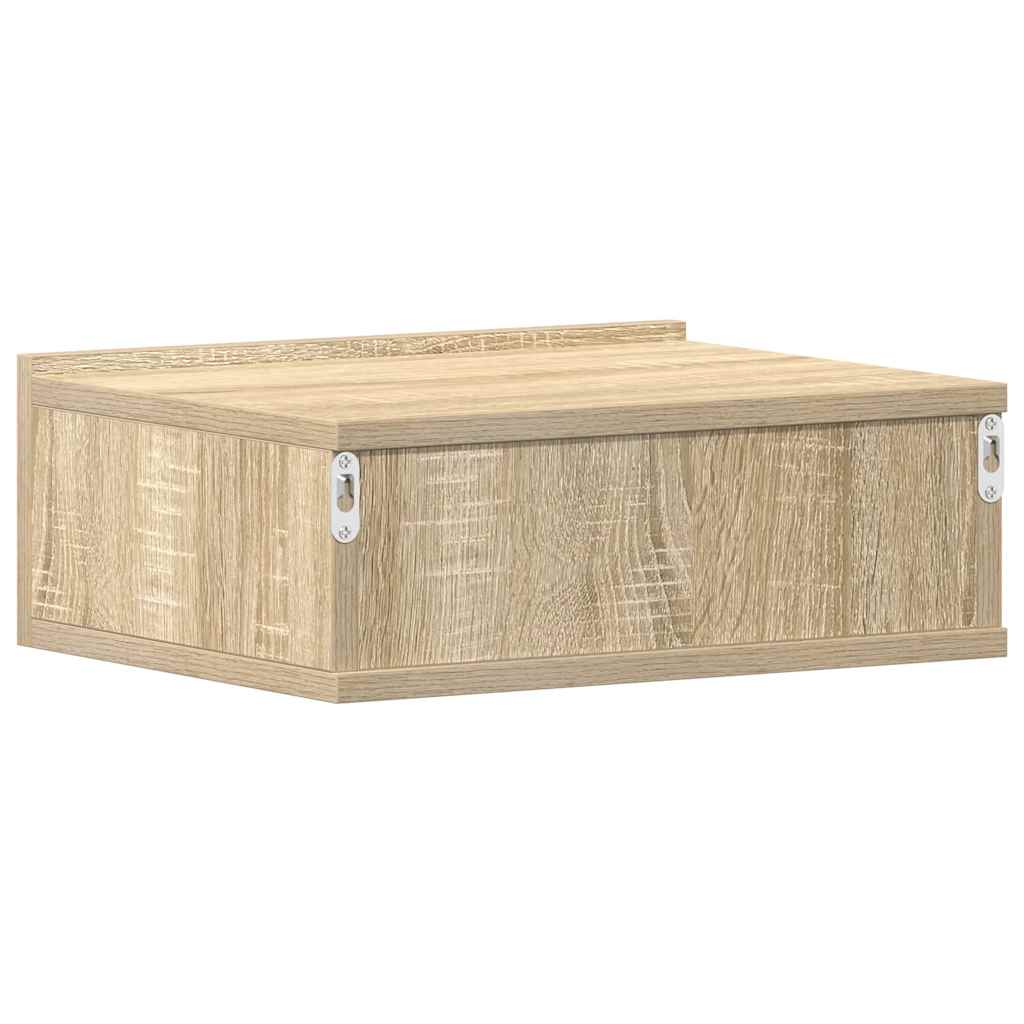 Viseći noćni ormarići 2 kom 40x30x15 cm konstruirano drvo