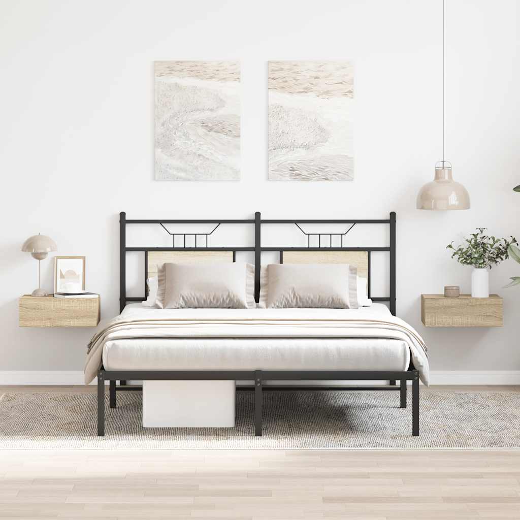 Viseći noćni ormarići 2 kom 40x30x15 cm konstruirano drvo