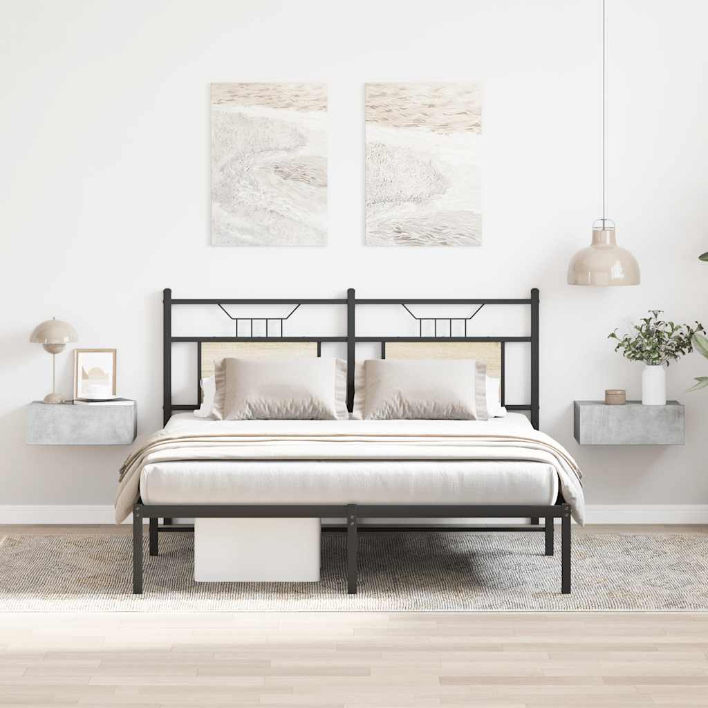 Viseći noćni ormarići 2 kom 40x30x15 cm konstruirano drvo