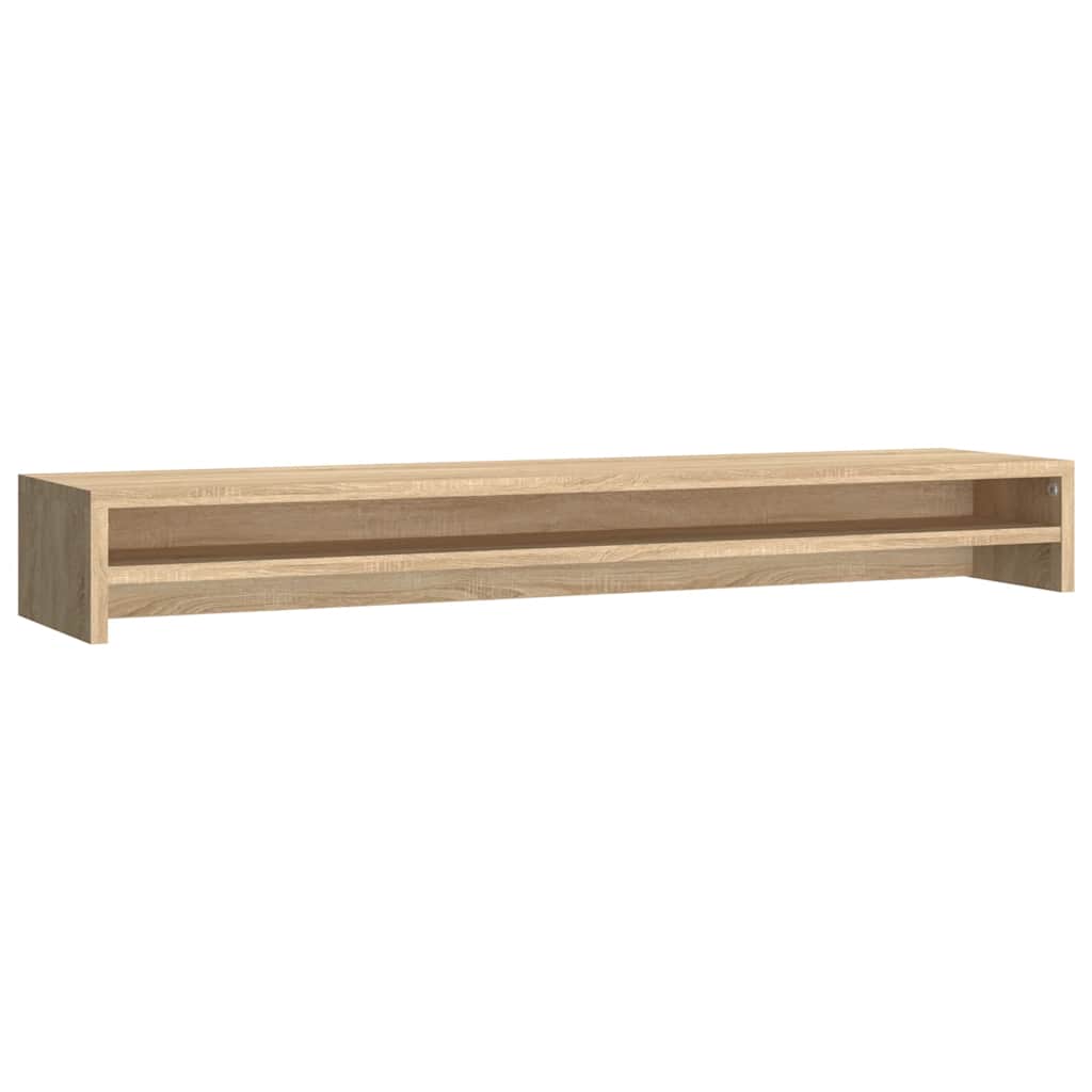 Stalak za monitor boja hrasta sonome 100 x 24 x 13 cm drvena