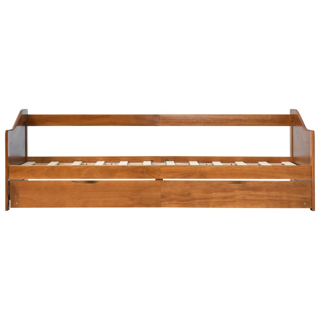 Okvir za krevet na razvlačenje od borovine boja meda 90x200 cm