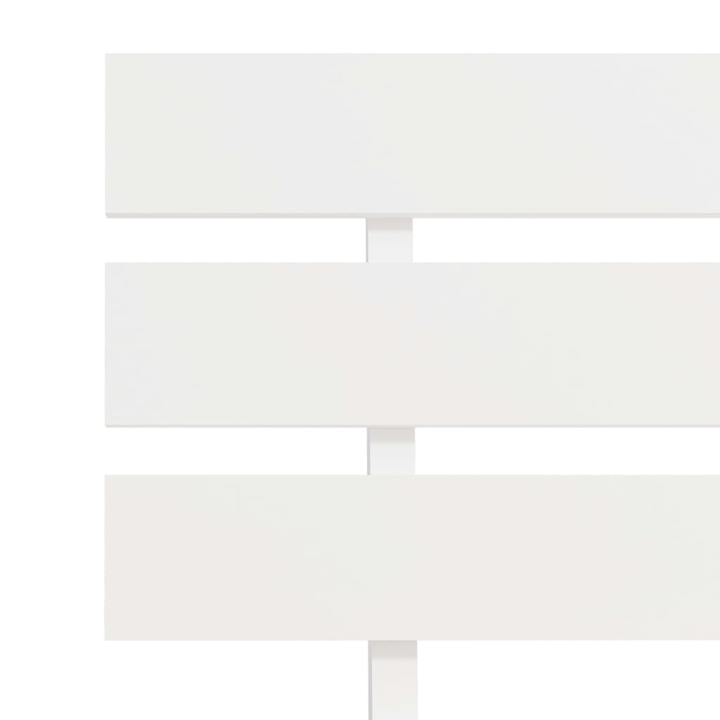 Okvir za krevet od masivne borovine bijeli 90 x 200 cm