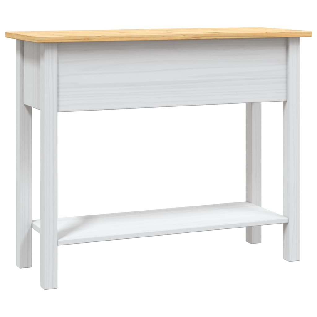 Konzolni stol borovina meksički stil Corona bijeli 90x34,5x73cm
