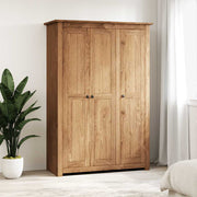 Ormar od borovine s 3 vrata 118x50x171,5 cm asortiman Panama