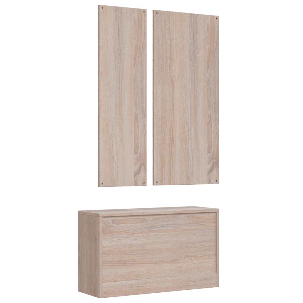 Ormar od borovine 3 vrata sivi 118x50x171,5 cm asortiman Panama