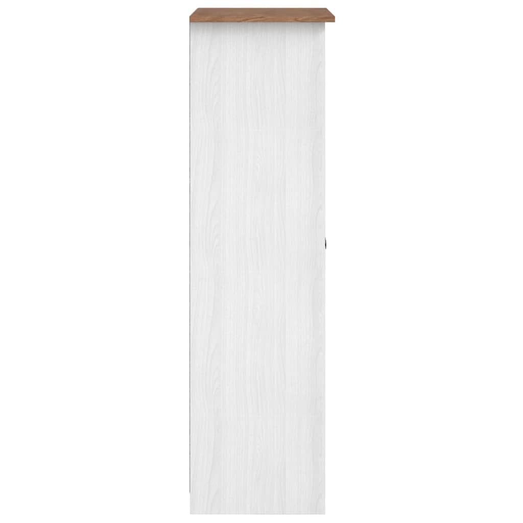 Ormar bijeli 80x50x171,5 cm masivna borovina asortiman Panama