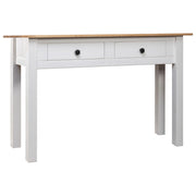 Konzolni stol od borovine bijeli 110x40x72 cm asortiman Panama