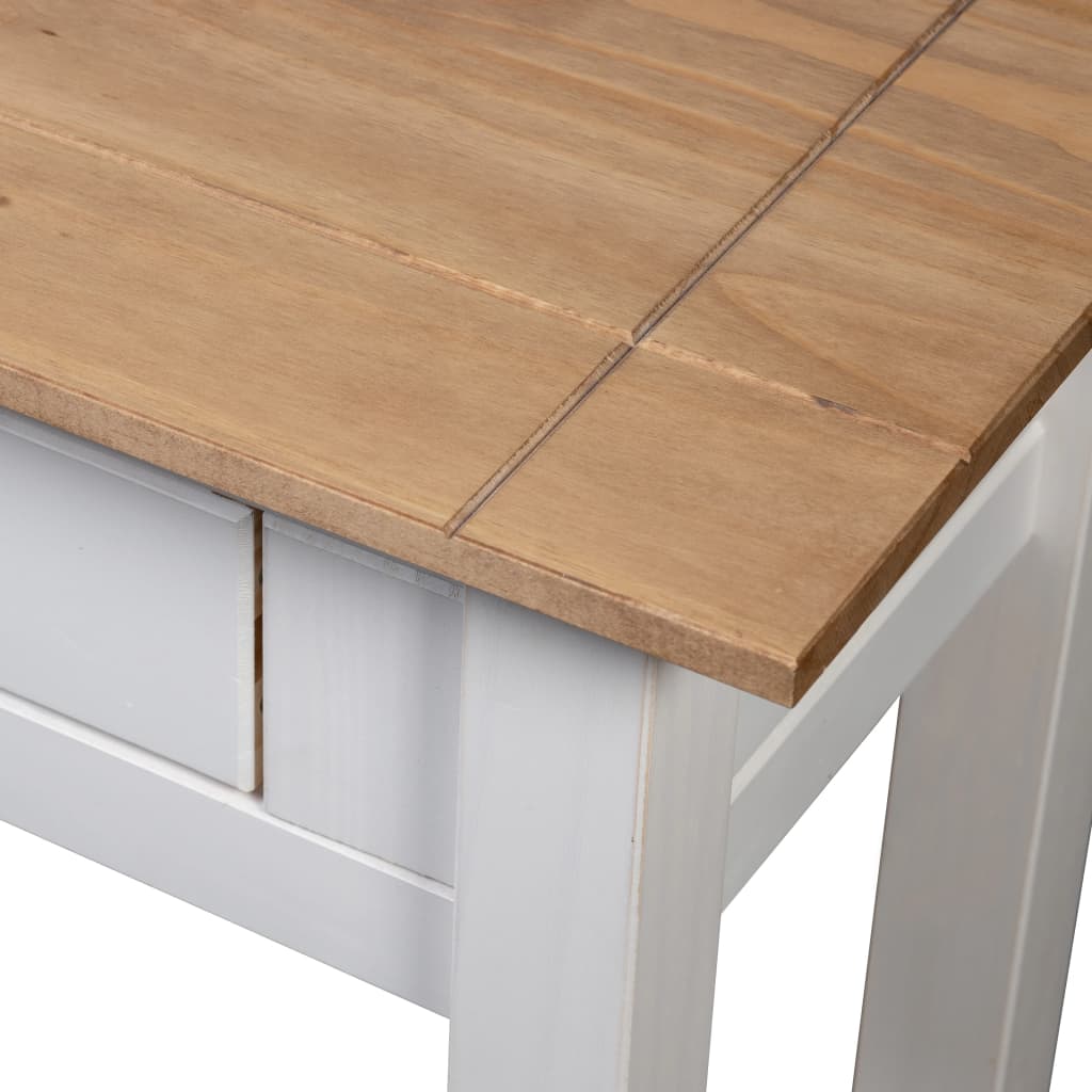 Konzolni stol od borovine bijeli 110x40x72 cm asortiman Panama