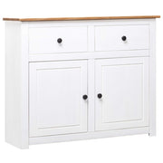 Komoda od borovine bijela 93 x 40 x 80 cm asortiman Panama