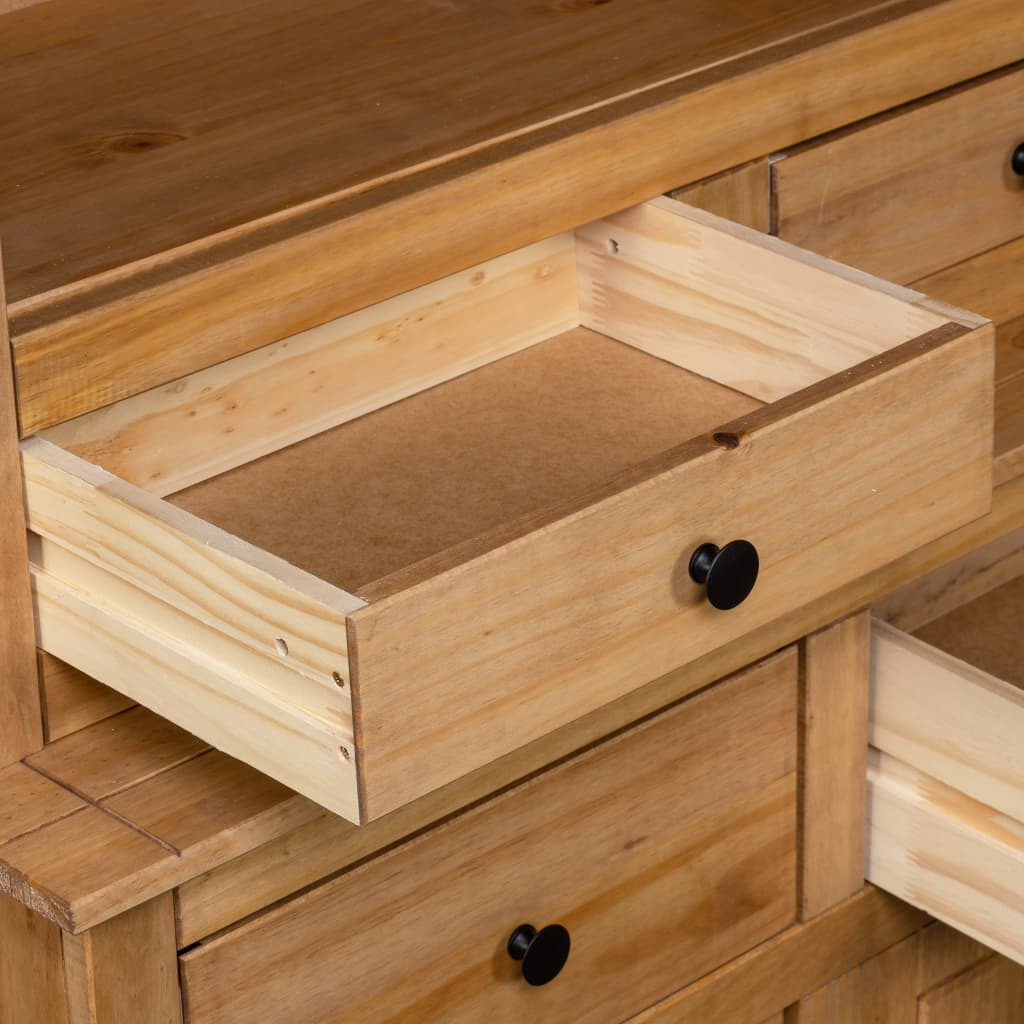 Visoka komoda od borovine 93 x 40,5 x 180 cm asortiman Panama