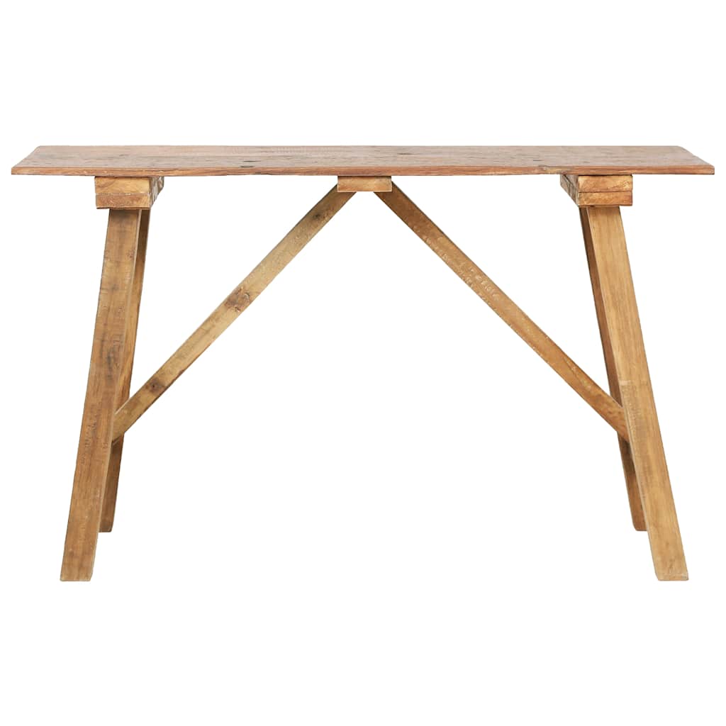 Konzolni stol 130 x 40 x 80 cm od miješanog recikliranog drva