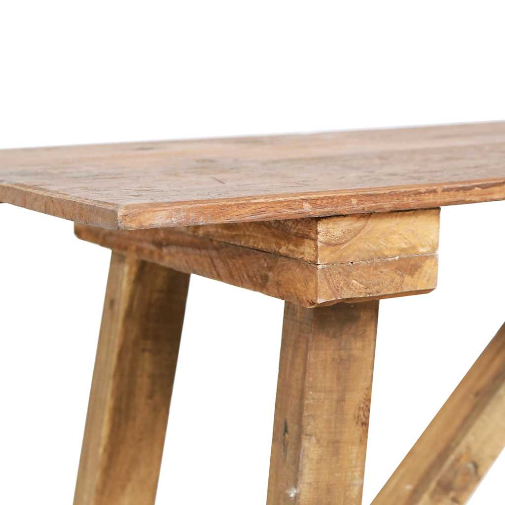 Konzolni stol 130 x 40 x 80 cm od miješanog recikliranog drva