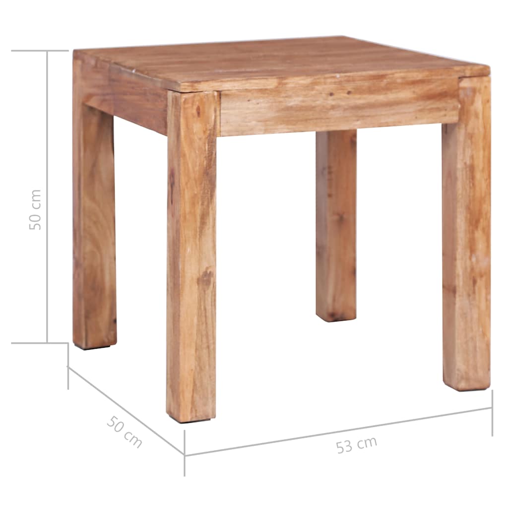 Stolić za kavu 53 x 50 x 50 cm od masivnog drva mahagonija