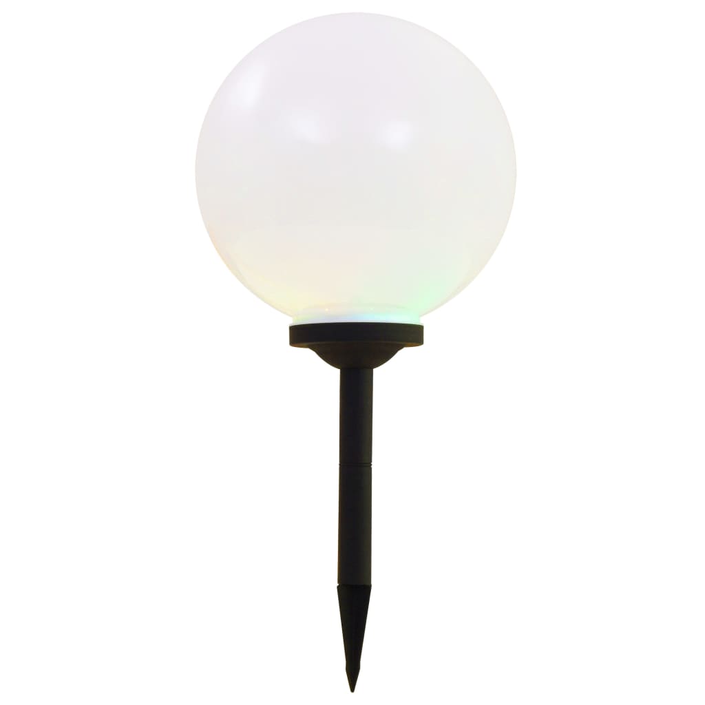 Vanjske solarne svjetiljke 4 kom LED kuglaste 30 cm RGB