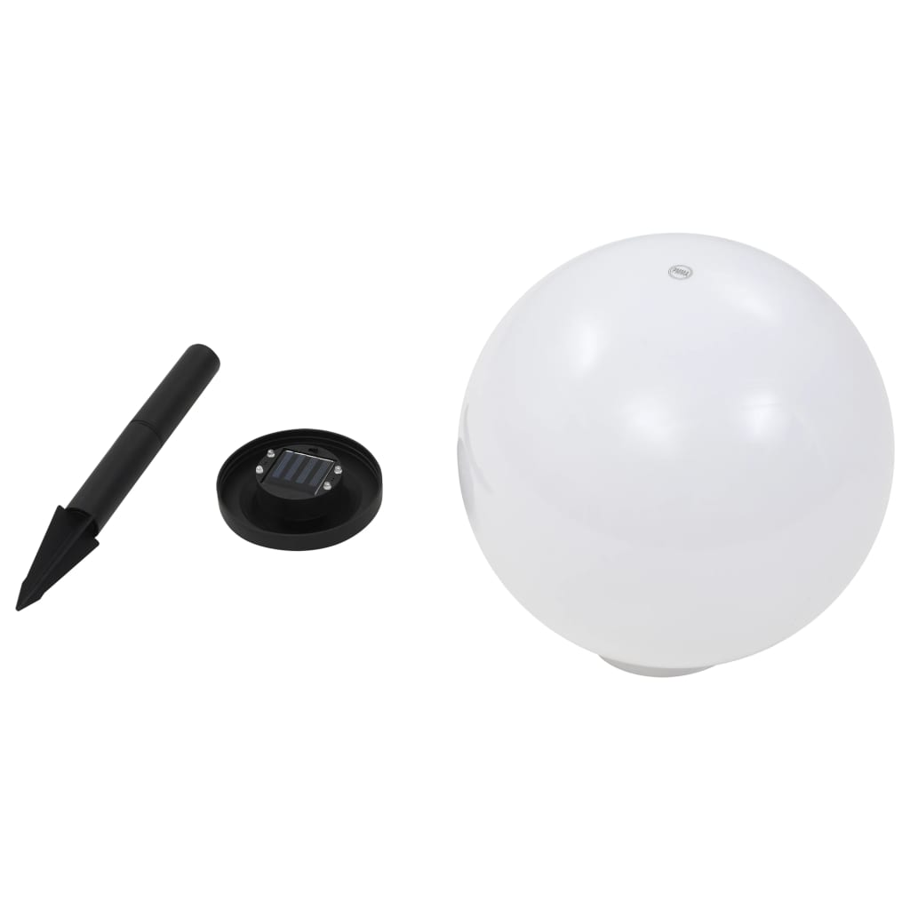 Vanjske solarne svjetiljke 4 kom LED kuglaste 30 cm RGB