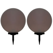 Vanjske solarne svjetiljke 2 kom LED kuglaste 50 cm RGB