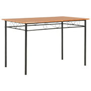 Blagovaonski stol smeđi 120 x 70 x 75 cm MDF