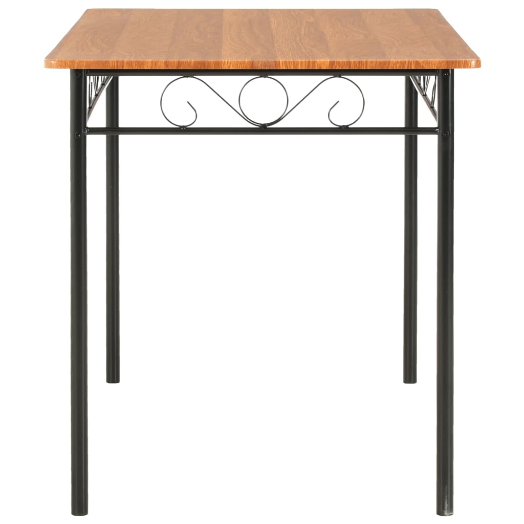 Blagovaonski stol smeđi 120 x 70 x 75 cm MDF