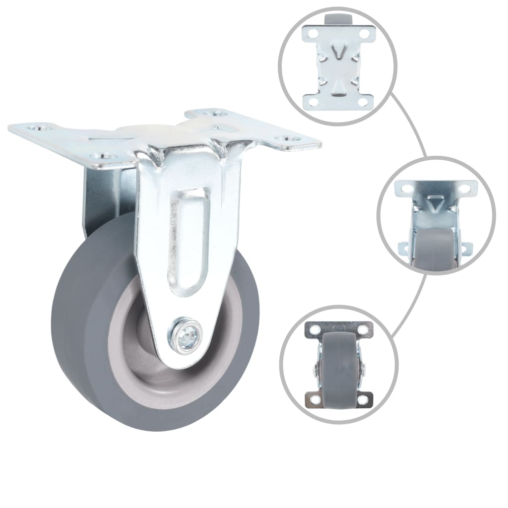 12 kom. fiksnih kotačića 50 mm