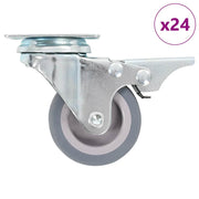 Okretni kotačići 24 kom 50 mm