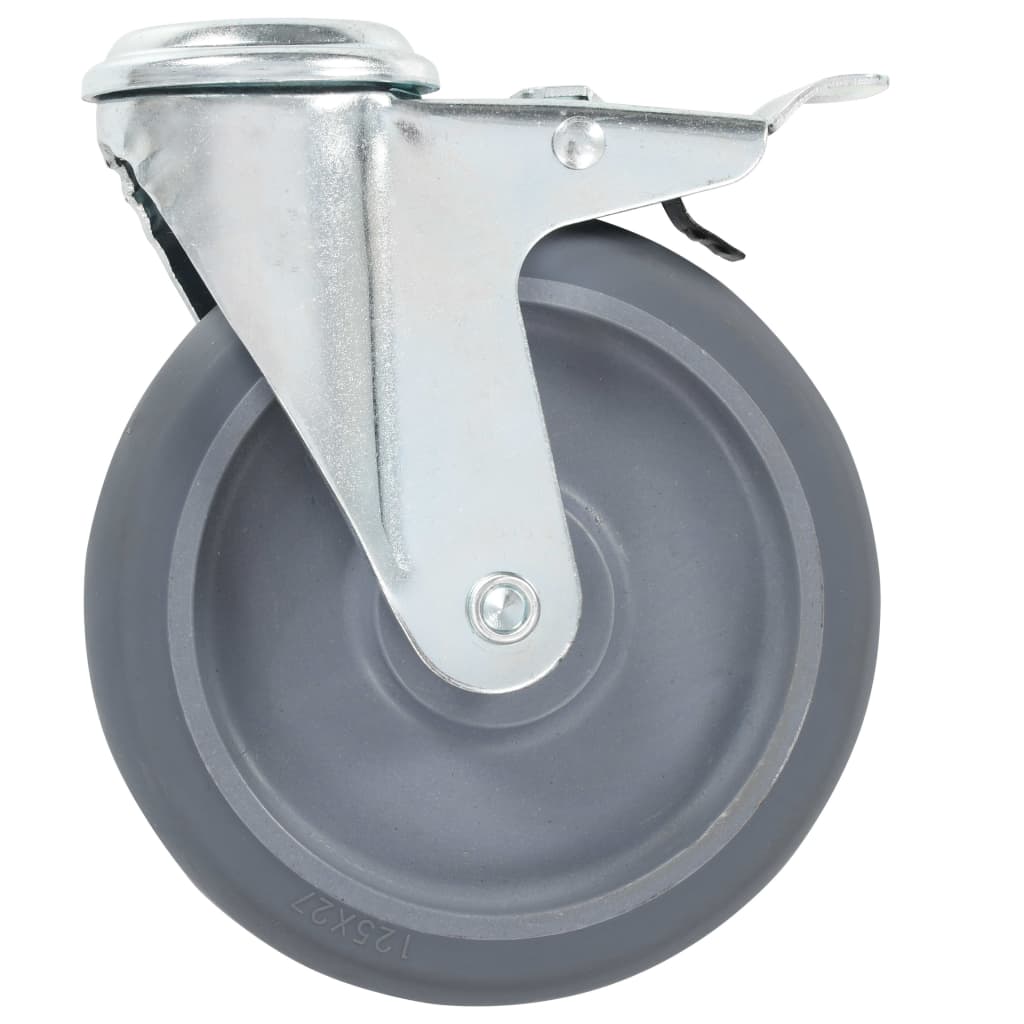 Okretni kotačići s otvorom za vijke 12 kom 125 mm
