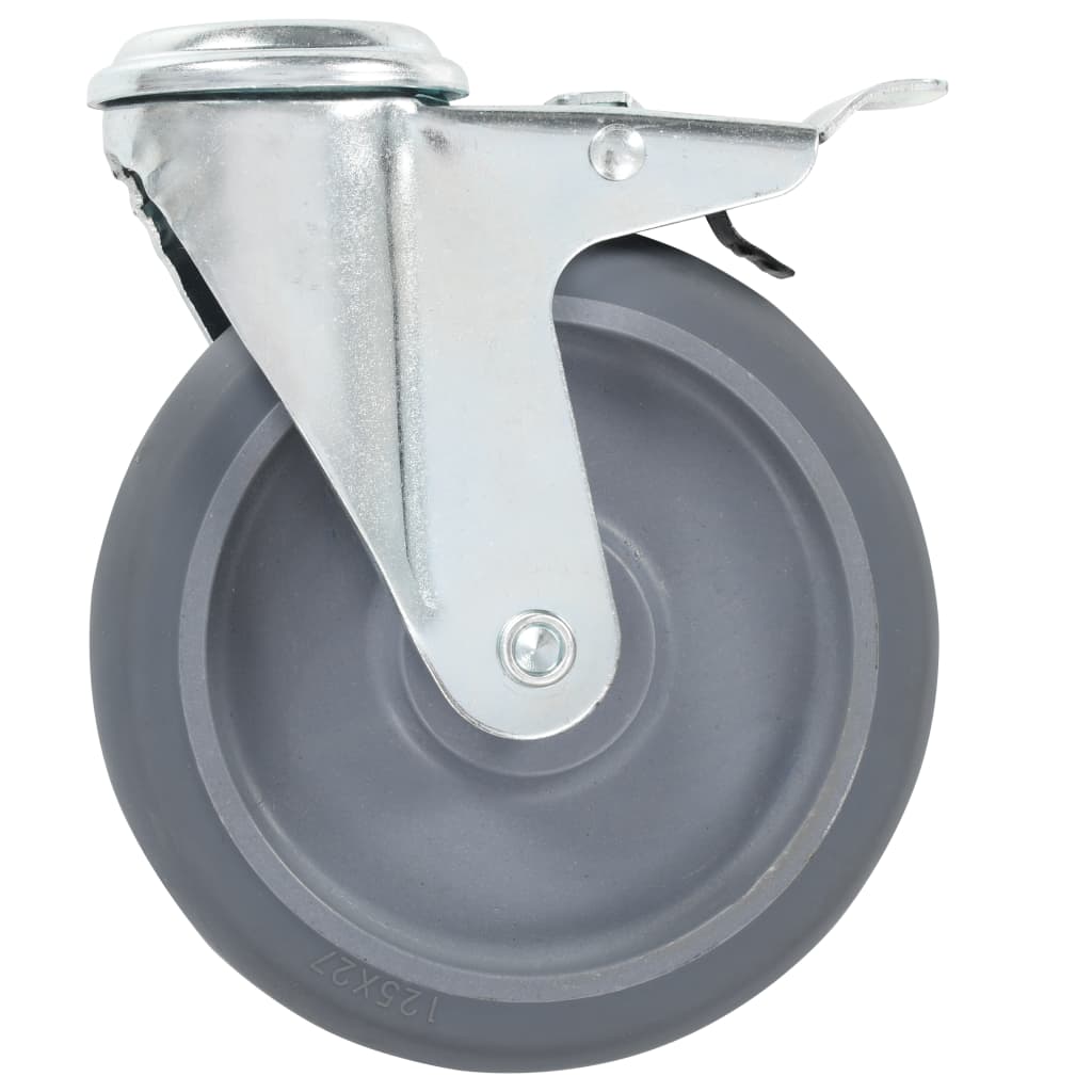 Okretni kotačići s otvorom za vijke 16 kom 125 mm