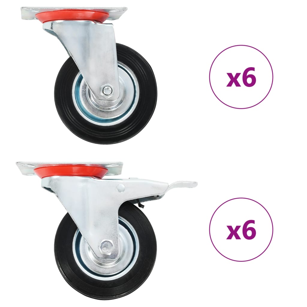 Okretni kotačići 12 kom 100 mm