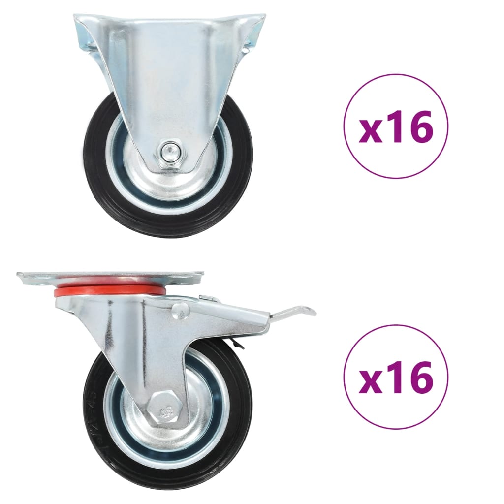 Kotačići 32 kom 75 mm