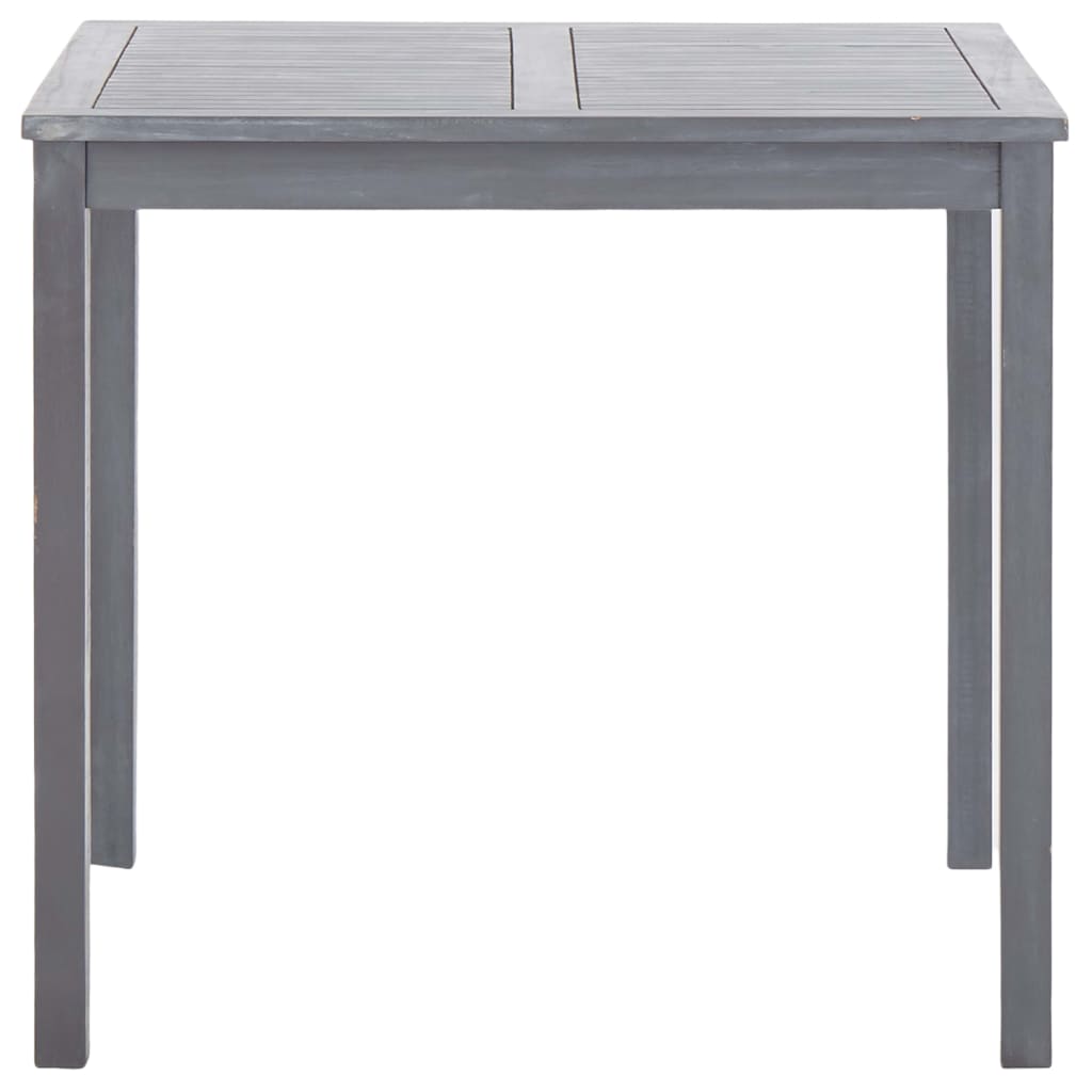 Vrtni stol sivi 80 x 80 x 74 cm od masivnog bagremovog drva