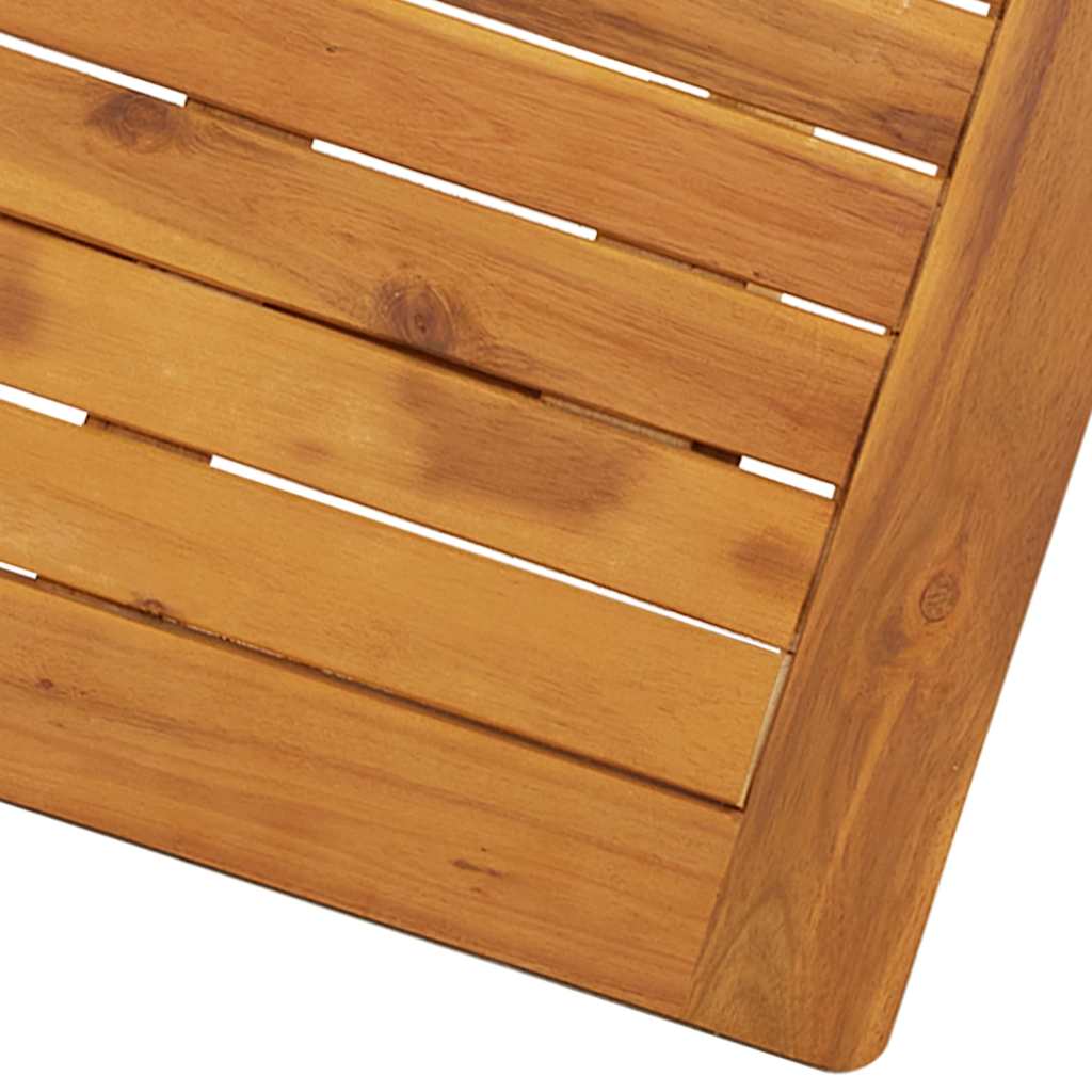Sklopivi vrtni stol od masivnog bagremovog drva 70 x 70 x 75 cm
