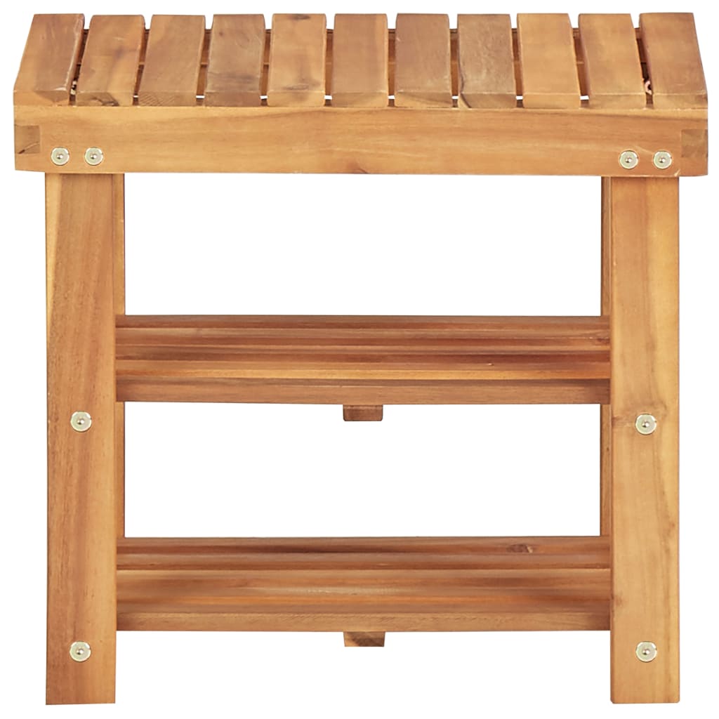 Stalak za cipele od masivnog bagremovog drva 50 x 32 x 45 cm