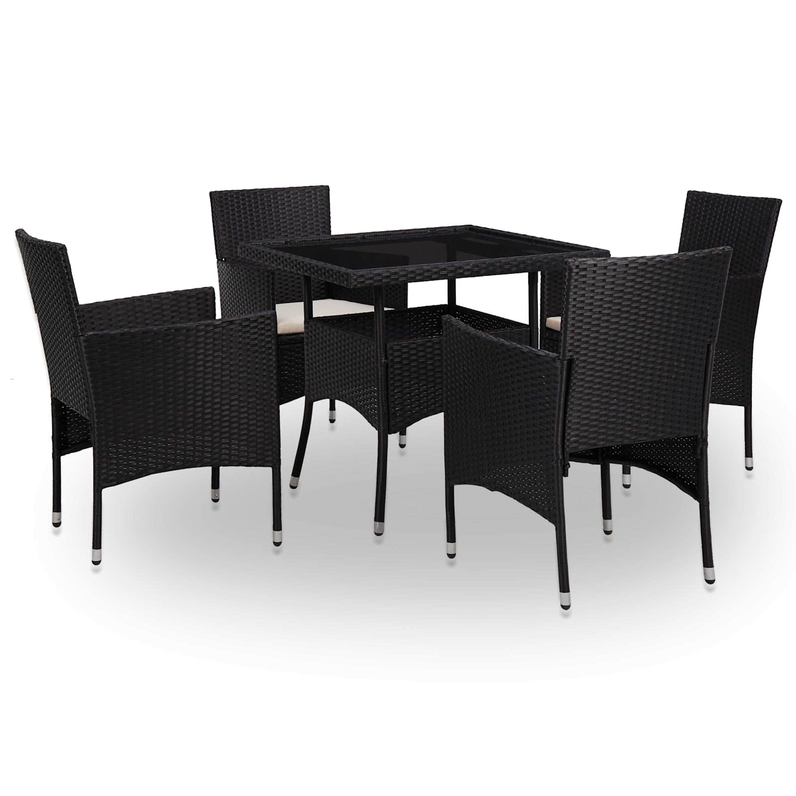 Set namještaja 5 pcs Crna