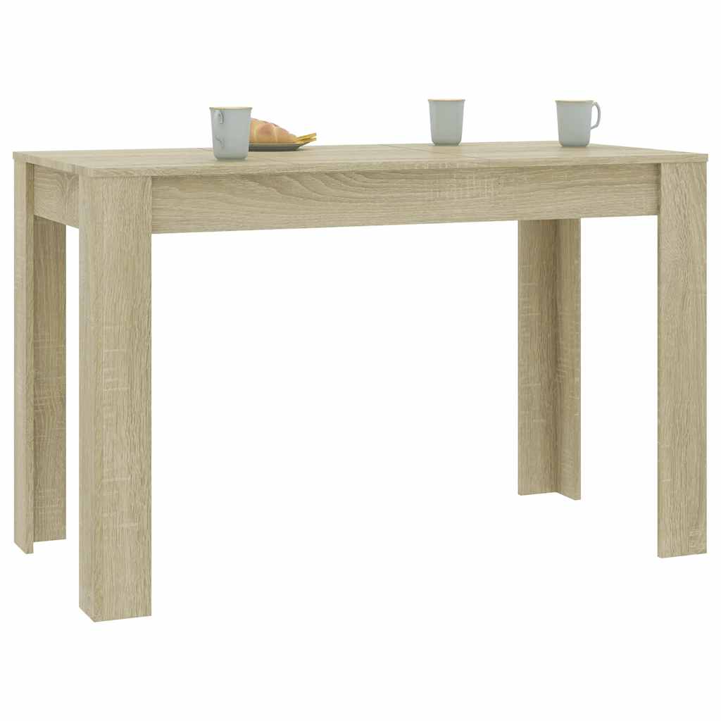Blagovaonski stol boja hrasta 120x60x76 cm konstruirano drvo