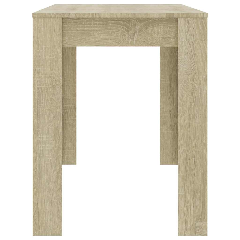 Blagovaonski stol boja hrasta 120x60x76 cm konstruirano drvo