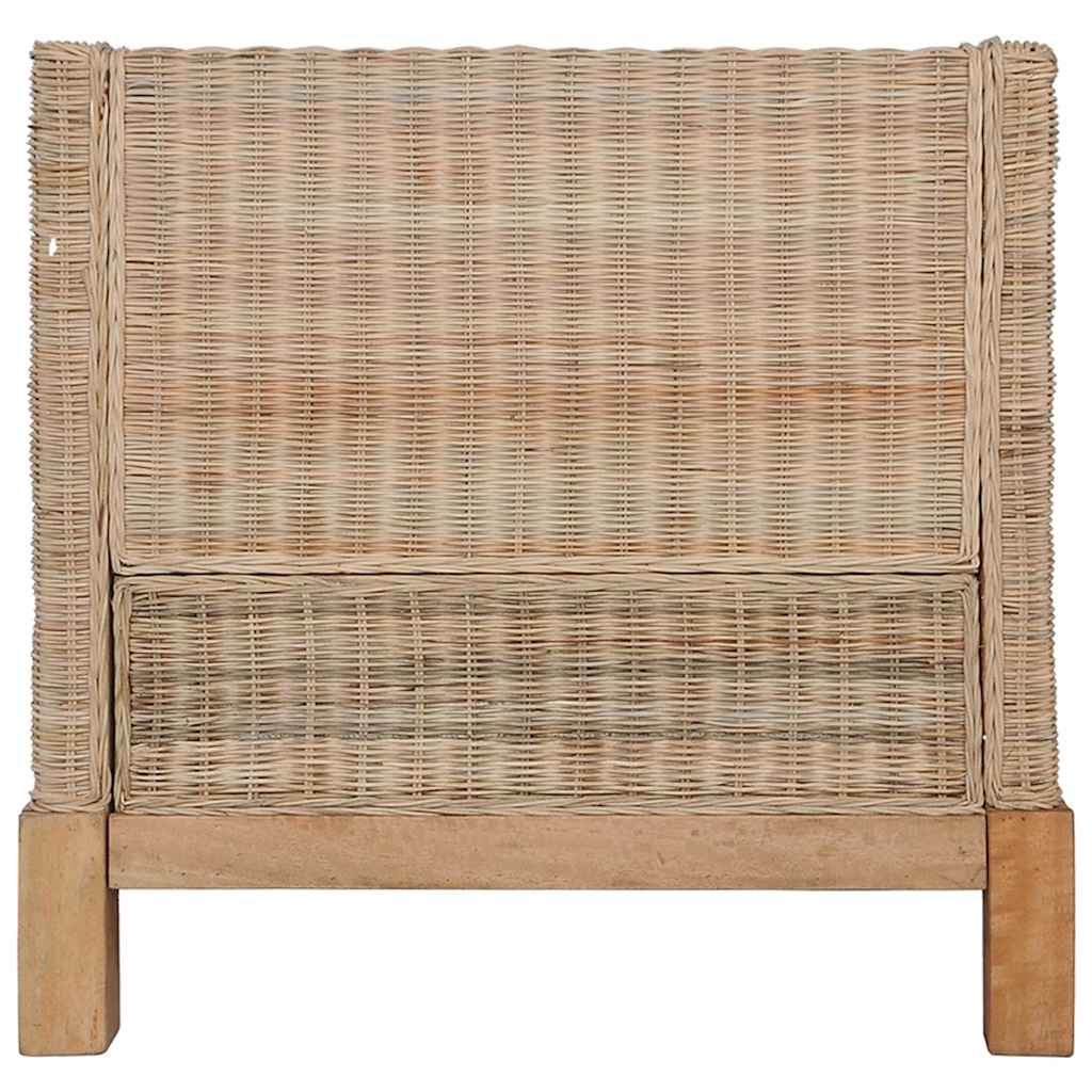 2-dijelni set sofa od prirodnog ratana s jastucima