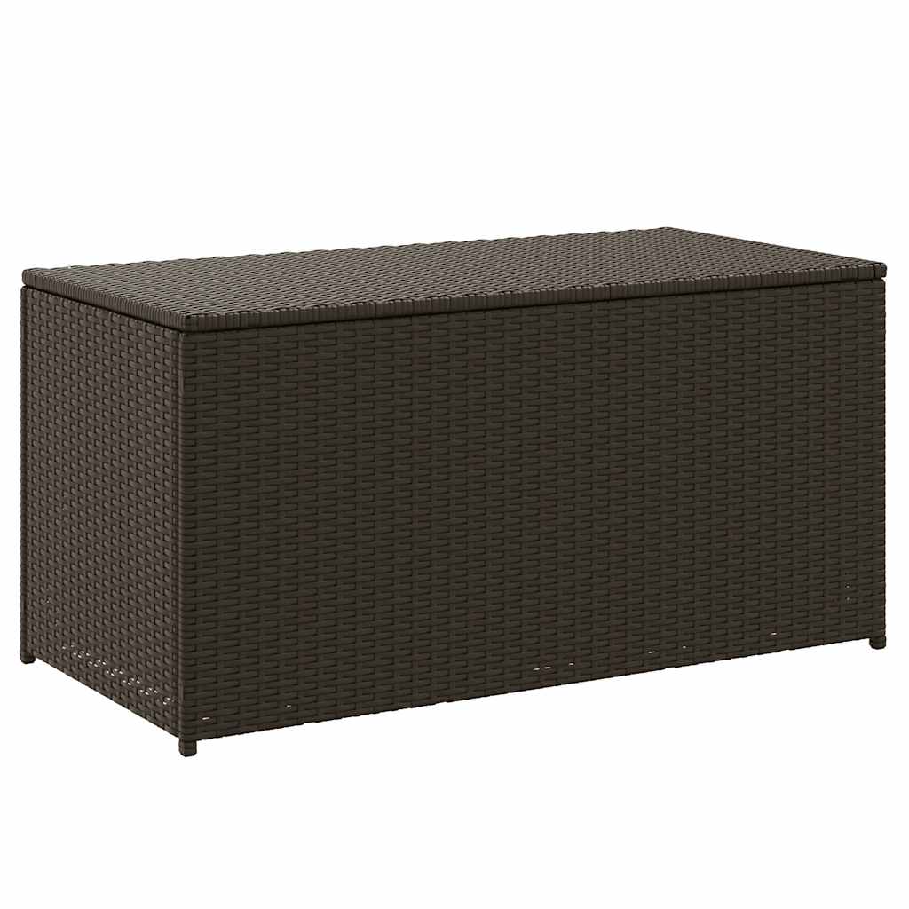 Vrtna kutija za pohranu od poliratana 100 x 50 x 50 cm smeđa