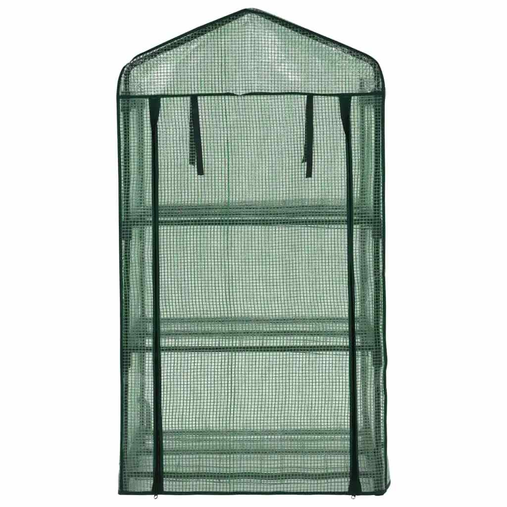 Mini staklenik s 3 razine 69 x 49 x 125 cm
