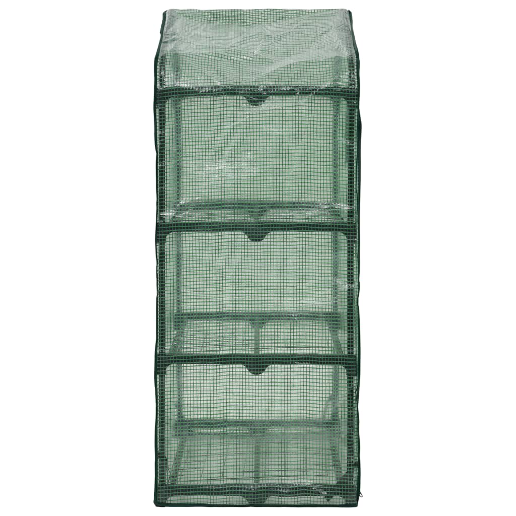 Mini staklenik s 3 razine 69 x 49 x 125 cm