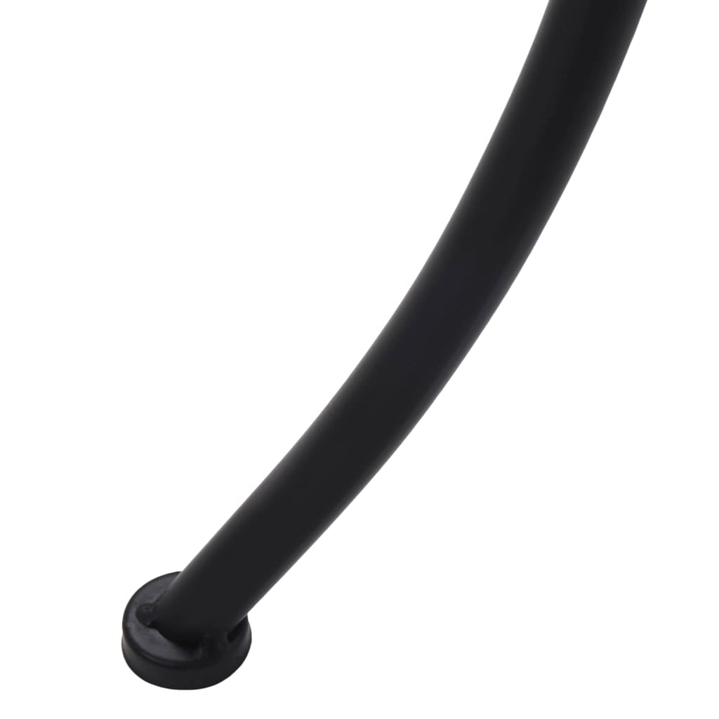 Bistro stolić s mozaikom narančasto-sivi 60 cm keramički