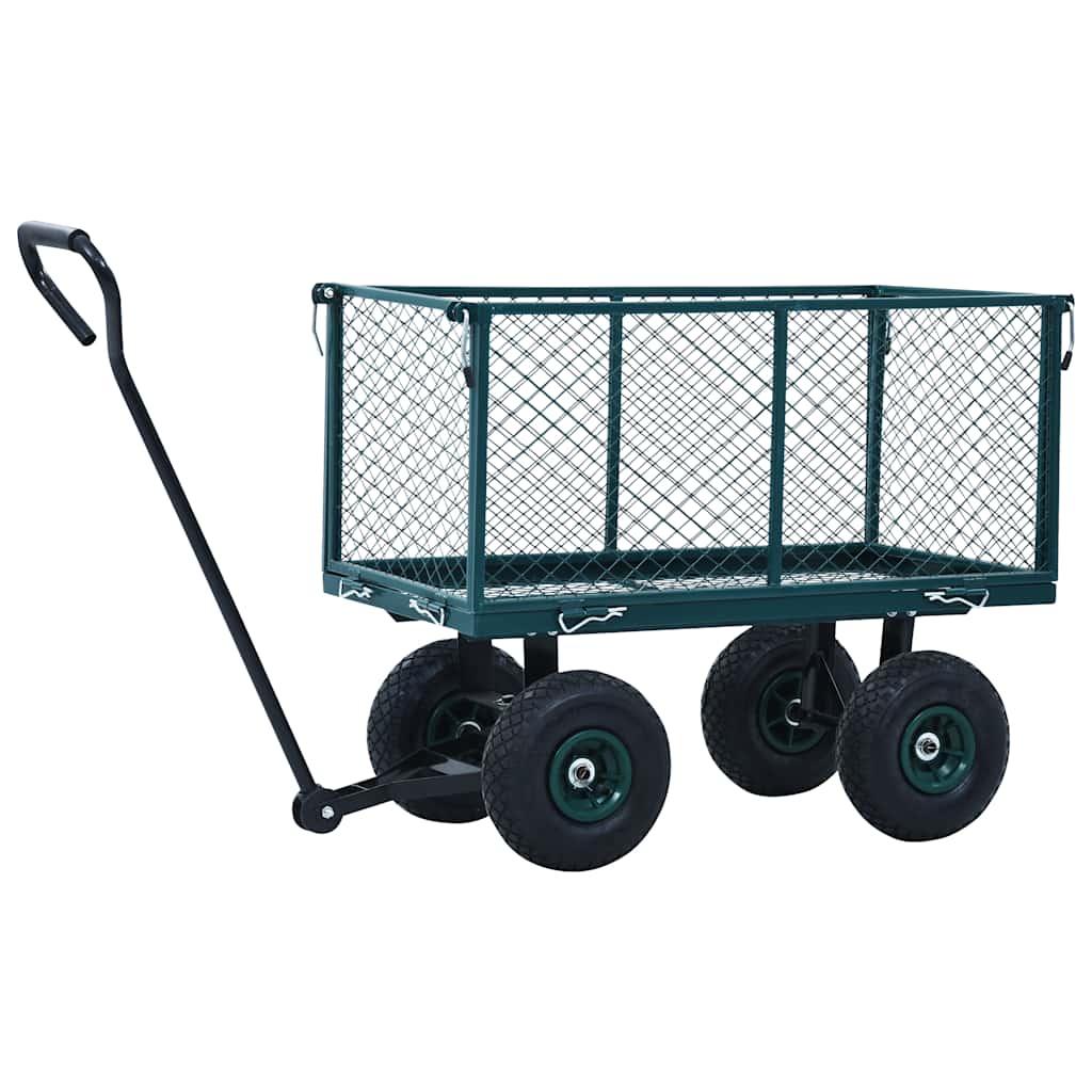 Vrtna ručna kolica zelena 350 kg