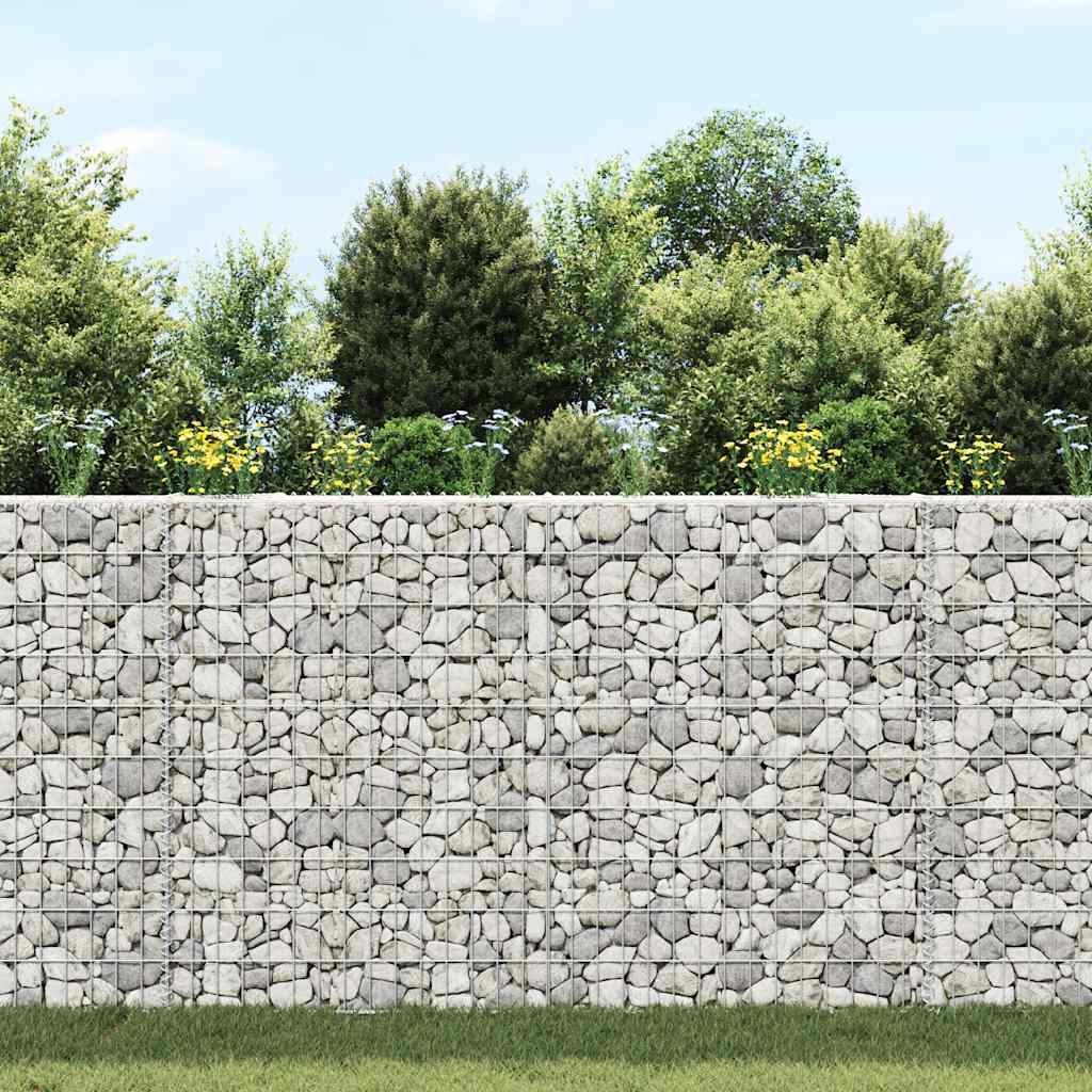 Trapezna gabionska gredica od pocinčanog čelika 150x20x100 cm