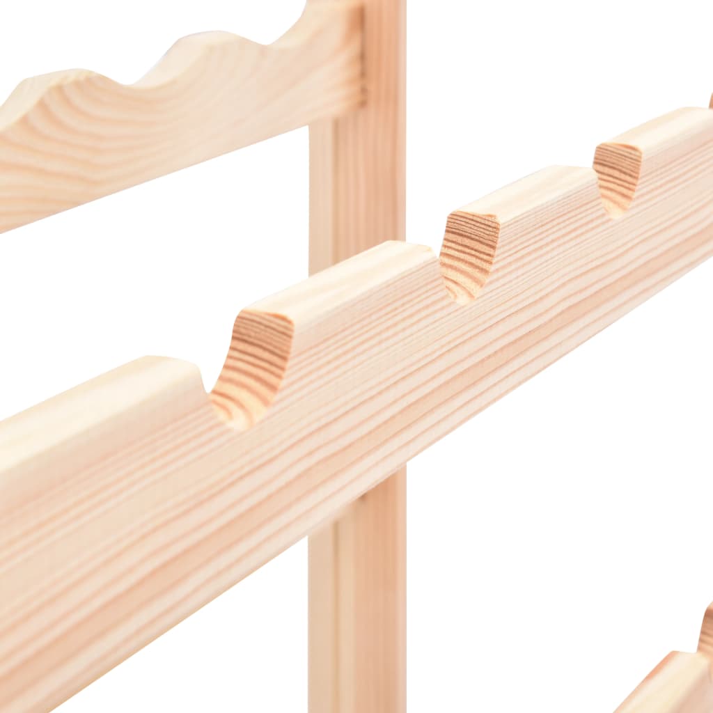 Stalak za vino za 30 boca od borovine