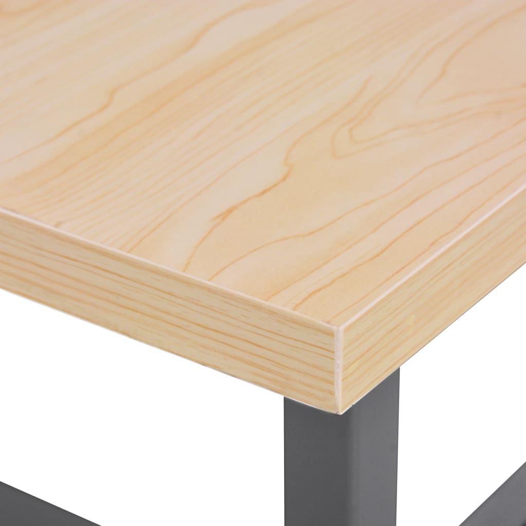 Radni stol sivi 120 x 60 x 85 cm čelični