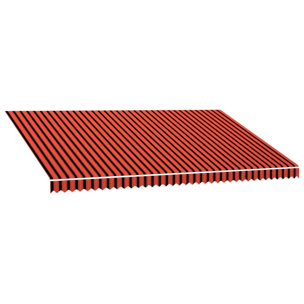 Platno za tendu narančasto-smeđe 5 x 3 m