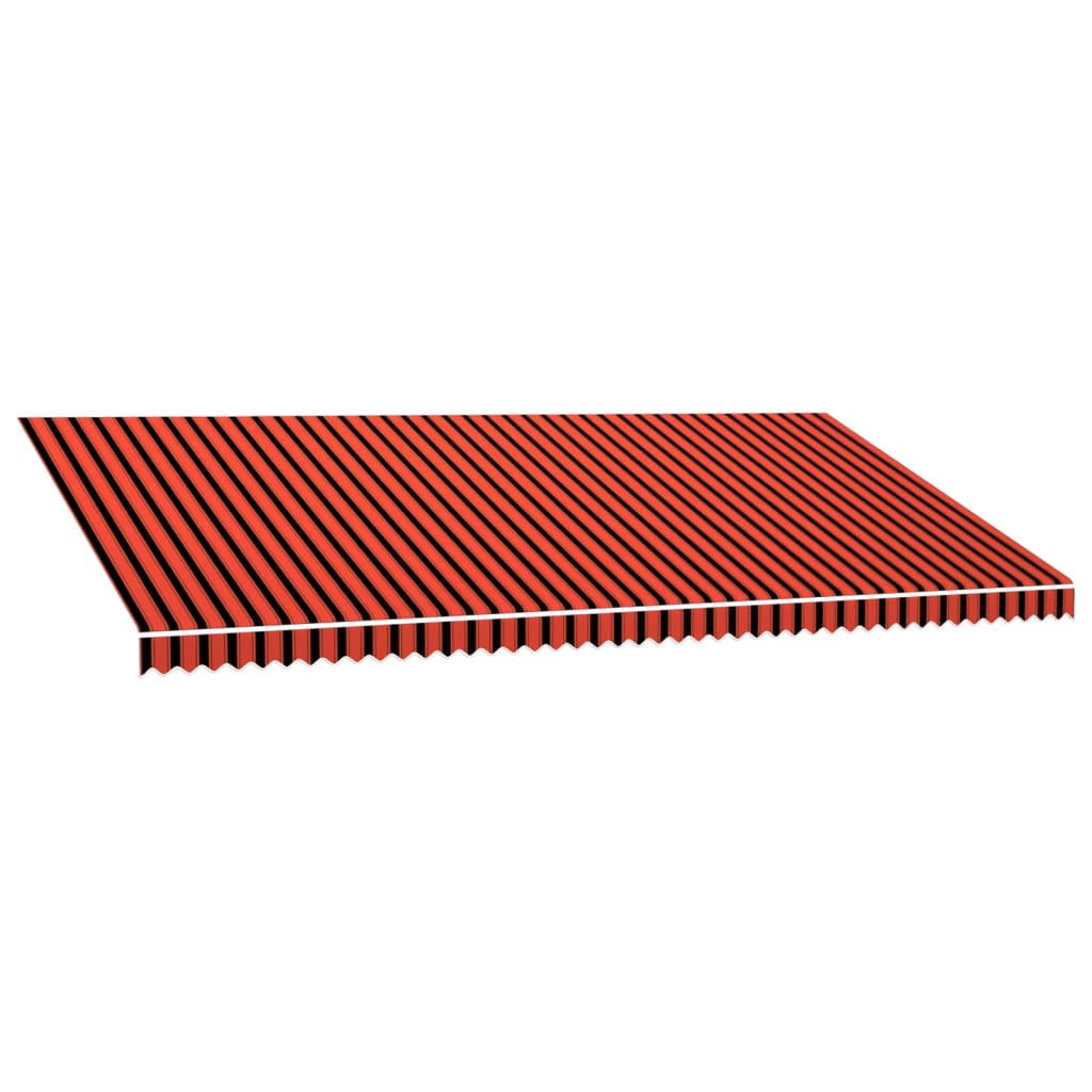Platno za tendu narančasto-smeđe 6 x 3 m