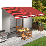 Platno za tendu narančasto-smeđe 6 x 3 m