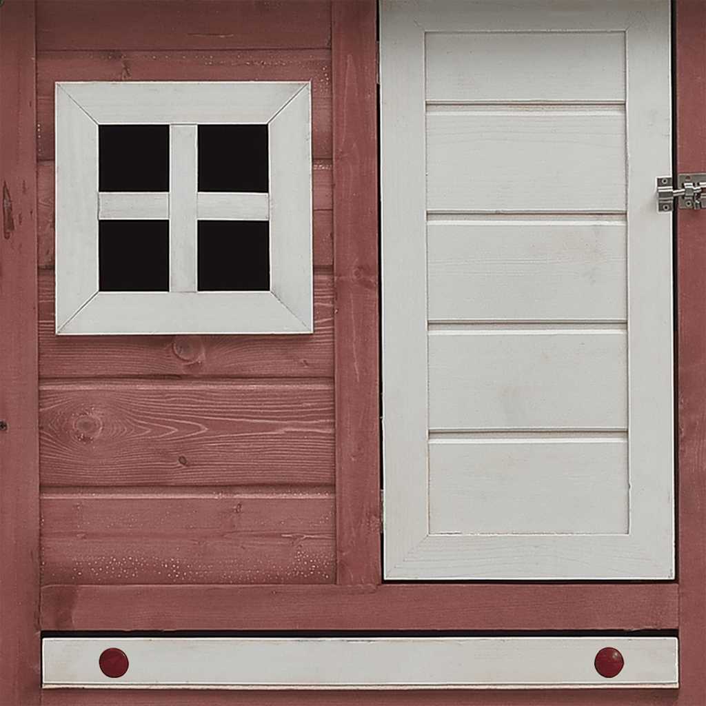 Kavez za kokoši smeđi 170x81x110 cm masivna borovina i jelovina